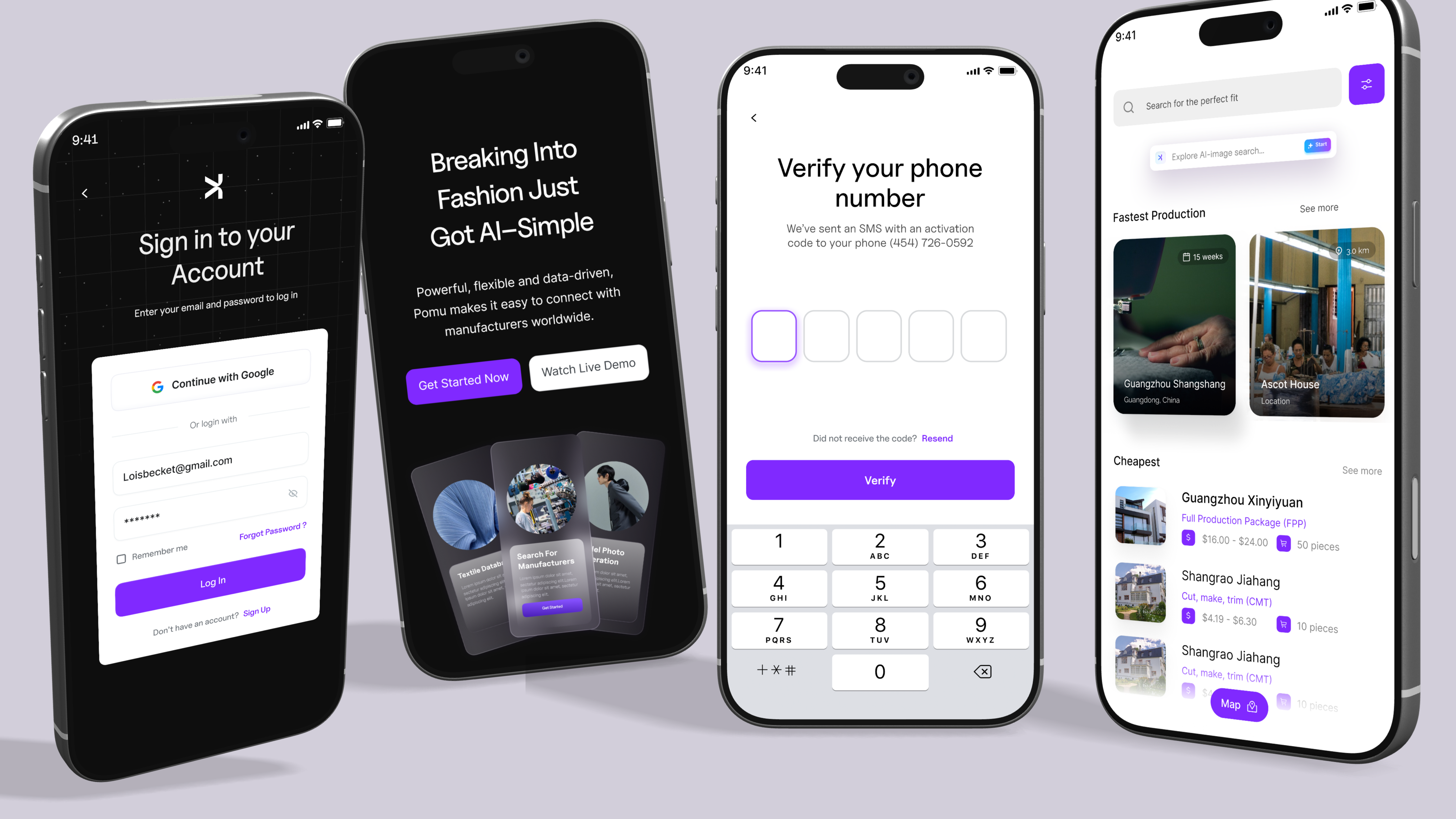 POMU Mobile Mockup